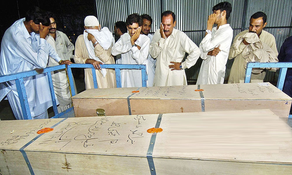 جنوبی افریقا میں جاں بحق 3 افراد کی میتیں پاکستان پہنچا دی گئیں