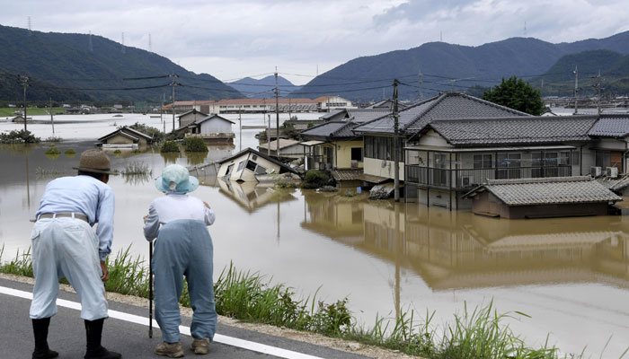 جاپان میں بارشیں اور طوفان،ہلاکتوں کی تعداد 76 ہوگئی