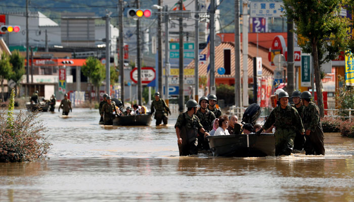 جاپان میں بارشیں اور طوفان،ہلاکتوں کی تعداد 76 ہوگئی