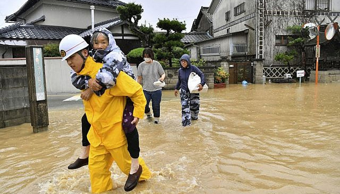 جاپان ، چین،بھارت میں بارشوں نے تباہی مچادی