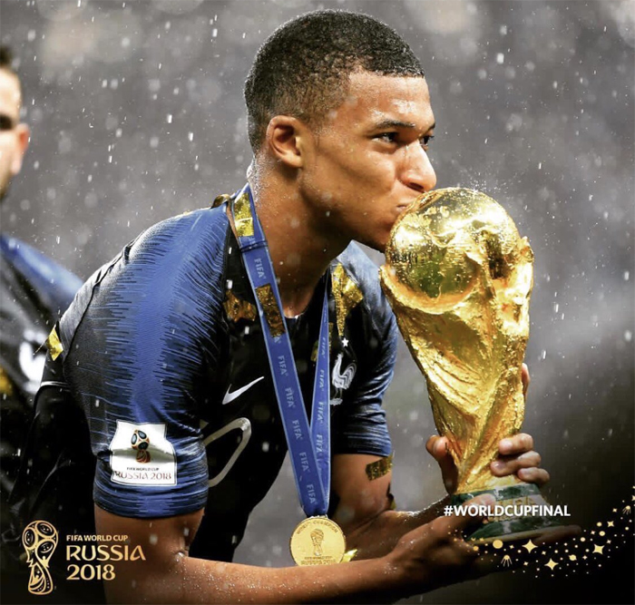فرانس فٹبال کا نیا عالمی چیمپئن، کروشیا کو شکست