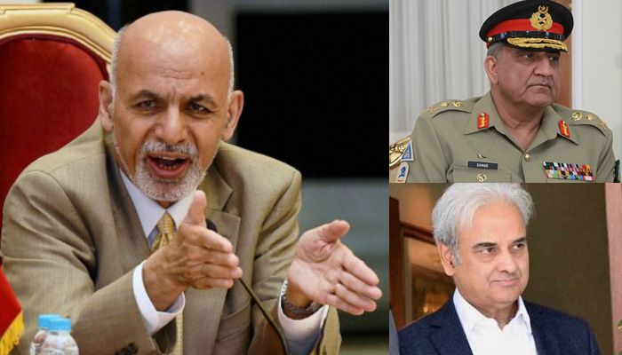 افغان صدر کانگراں وزیراعظم اور آرمی چیف کو ٹیلی فون