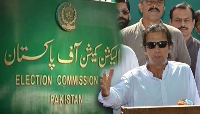 الیکشن کمیشن کا غیر اخلاقی زبان کے استعمال پر عمران خان کونوٹس