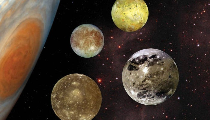 سیارہ مشتری کے گرد 12 نئے چاند دریافت 