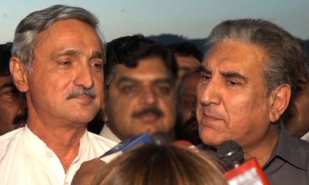 پیر پگارا سے ملاقات کیلئے شاہ محمود، جہانگیر ترین کراچی آگئے