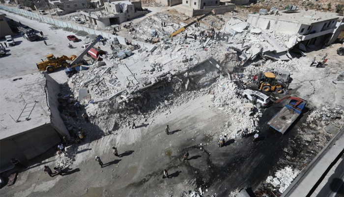 شام : اسلحہ گودام میں دھماکہ ، 39شہری جاں بحق 