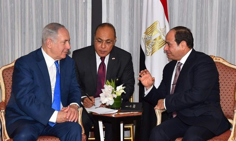 اسرائیلی وزیر اعظم اور مصری صدر کی خفیہ ملاقات