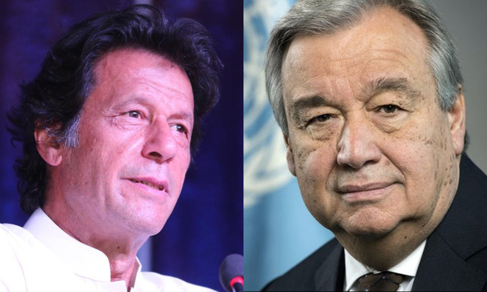 اقوام متحدہ کی وزیراعظم عمران خان کو مبارکباد