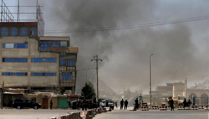 کابل :صدارتی محل اور عیدگاہ پر راکٹوں سے حملہ 
