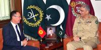 آرمی چیف سے کرغیزستان کے سفیر کی ملاقات 