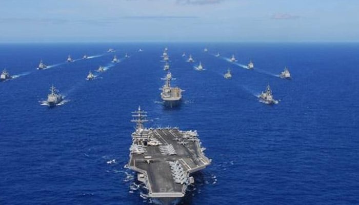آسٹریلوی بحری فوجی مشقوں میں چین کی شرکت