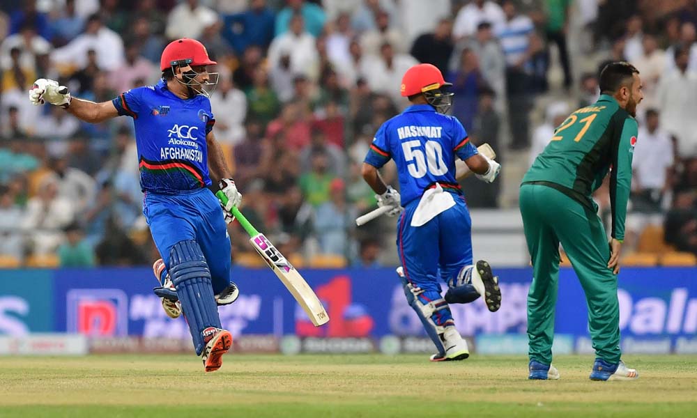 ایشیا کپ :پاکستان کی افغانستان سے جیت، تصویری جھلکیاں 