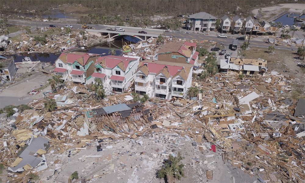 امریکا: سمندری طوفان ’مائیکل‘ سے ہلاکتوں کی تعداد 17 ہوگئی