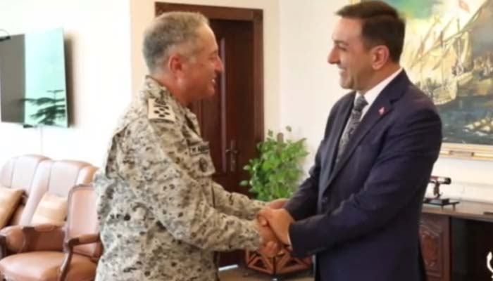 ترک نائب وزیر دفاع کی نیول چیف سے ملاقات