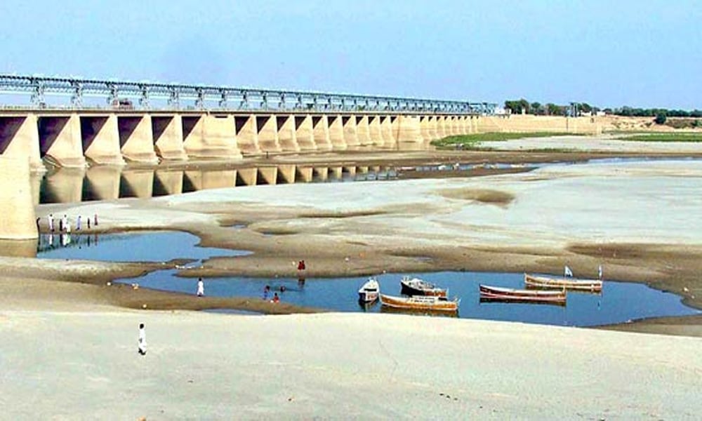 دریائے سندھ میں سطح آب میں مسلسل کمی
