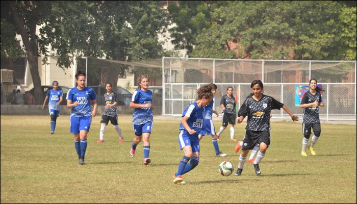 قومی ویمنز فٹبال چیمپئن شپ: ماریہ اور شمائلہ کی ہیٹ ٹرک