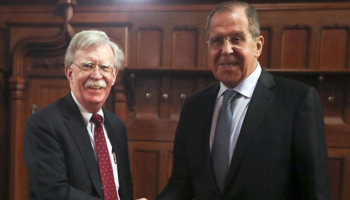 امریکی قومی سلامتی مشیر کی روسی صدر سے ملاقات