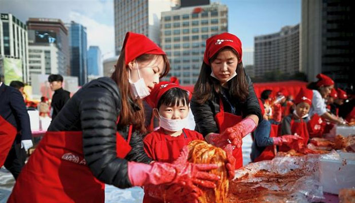 جنوبی کوریا میں 6ہزار افراد کا کھانا بنانے کا مظاہرہ 