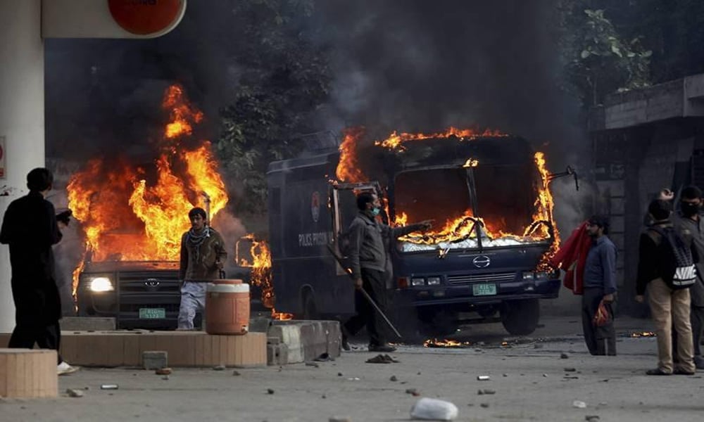 پنجاب: پُرتشدد مظاہروں ،توڑ پھوڑ پر 500 افراد کیخلاف مقدمات