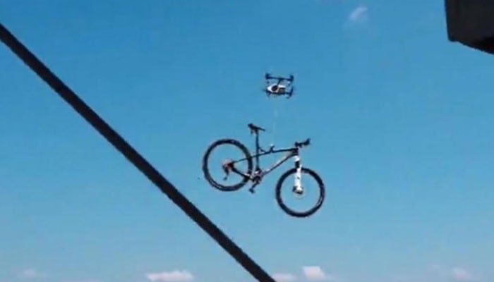  ڈرون کے ذریعے سائیکل چوری کی انوکھی واردات