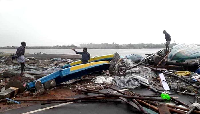 تامل ناڈو میں ’گاجا‘ کی تباہ کاریاں، 28افراد ہلاک 