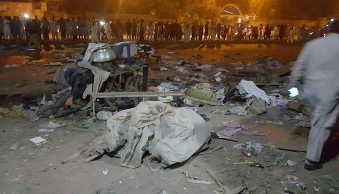 کراچی: قائد آباد میں دھماکا، 2 افراد جاں بحق، 10 زخمی