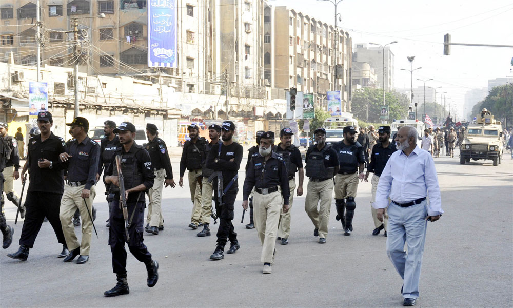 چپ تعزیے کا جلوس، ایم اے جناح روڈ کراچی ٹریفک کیلئے بند