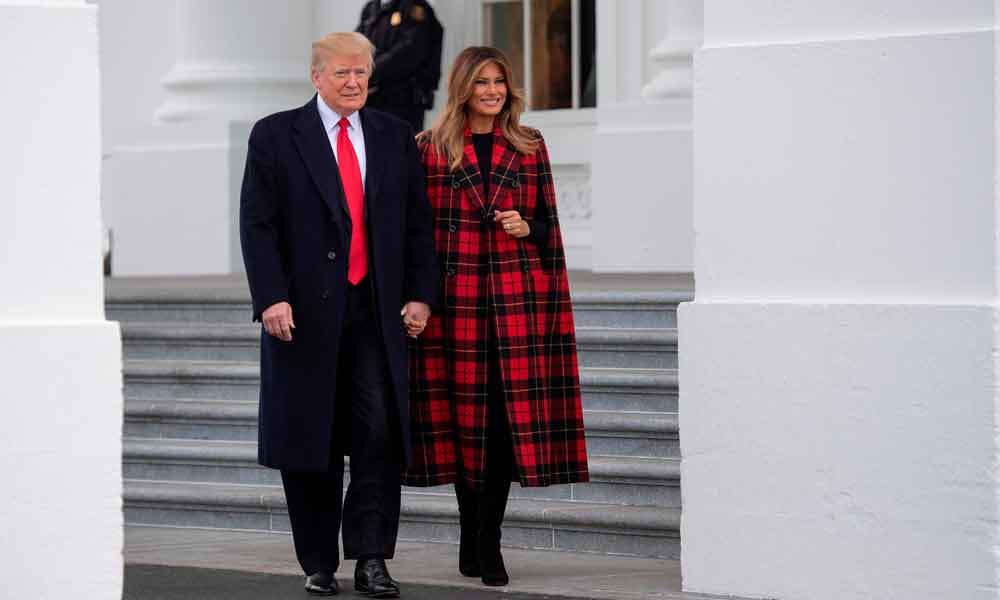 وائٹ ہاؤس میں ’کرسمس ٹری‘ پہنچ گیا 