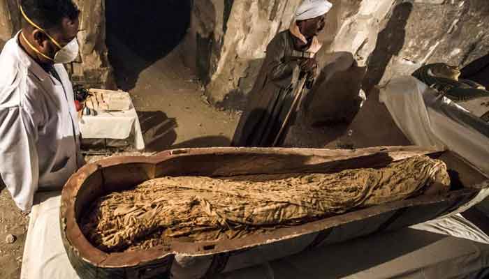 مصر سے تین ہزار سال قدیم حنوط شدہ ممی دریافت 