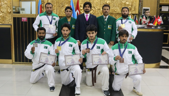 پاکستان کی ورلڈ مارشل آرٹ چیمپئن شپ میں شاندار کارکردگی