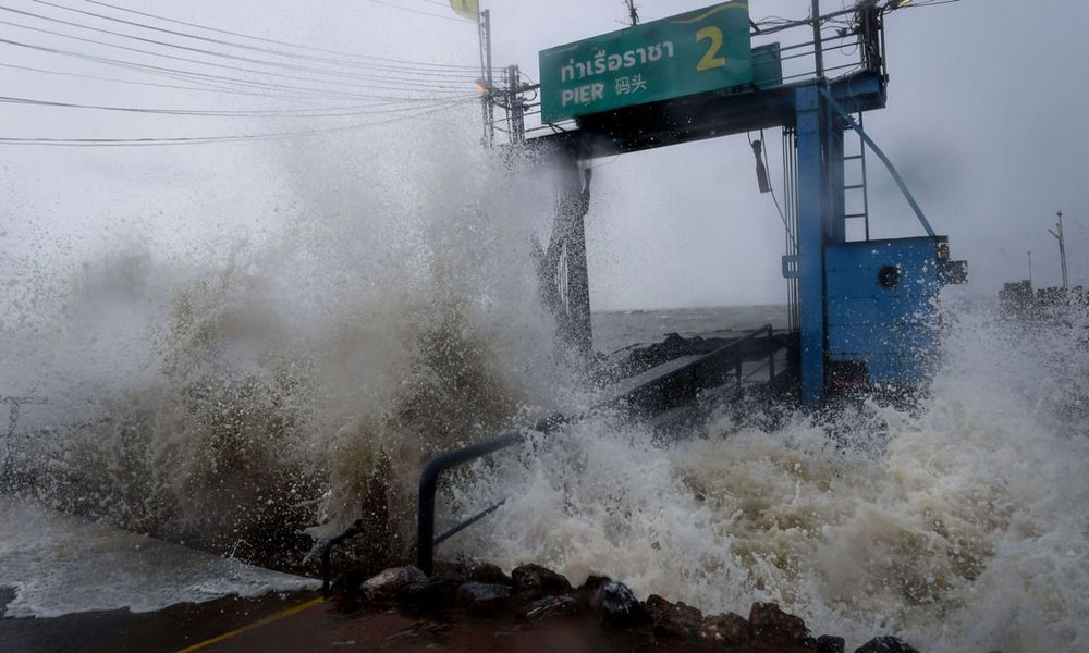 تھائی لینڈ میں طوفان پابک کا زور ٹوٹ گیا