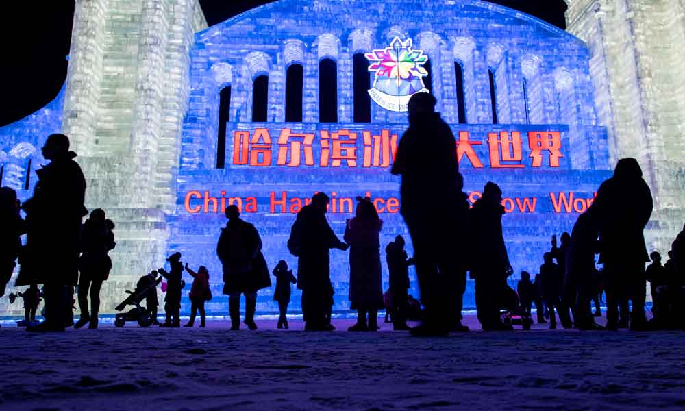 چین میں ہوئے برف کے میلے کی دلکش جھلک