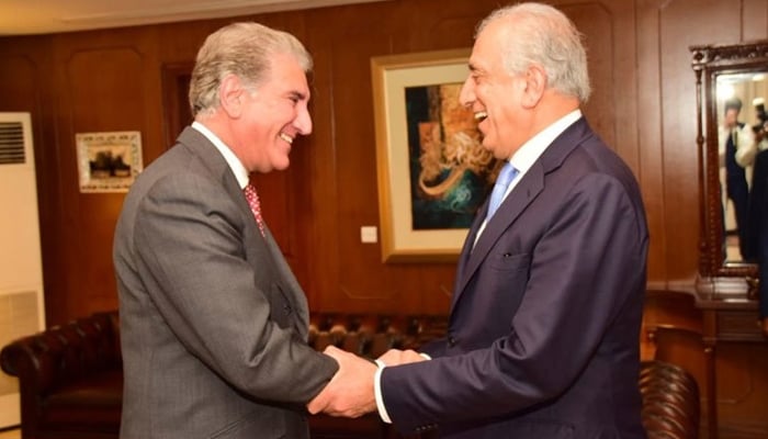  زلمے خلیل زاد کی وزیر خارجہ سے ملاقات