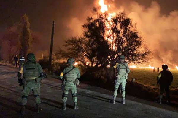میکسیکو پائپ لائن دھماکہ، ہلاکتوں کی تعداد 73 ہوگئی