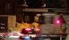 Car Smashed By A Train After Getting Stuck