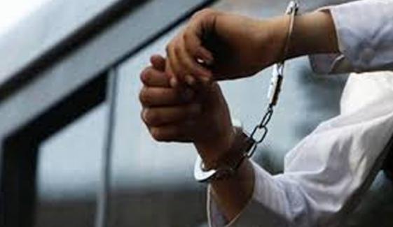 Absconder Arrested From Karachi Weapons Recovered