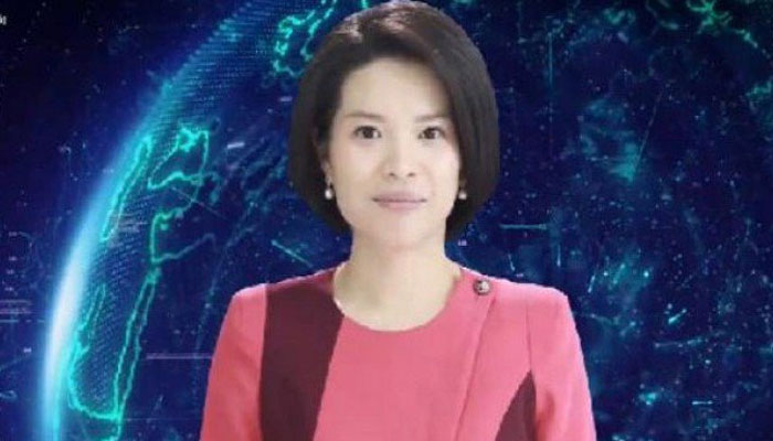 چین، مصنوعی ذہانت والی خاتون ورچوئل اینکر متعارف کرا دی گئی