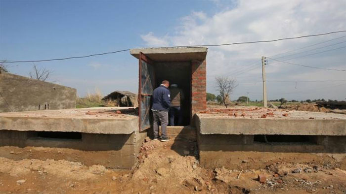 بھارتی حکومت نے پاکستانی سرحد کے پاس نئے بنکر کی تعمیر شروع کردی 