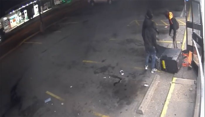 امریکا:اے ٹی ایم مشین چوری کرنے کی کوشش ناکام