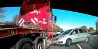 Car Spins Across Lanes On Highway And Crashes Into Barrier In Darlington Uk