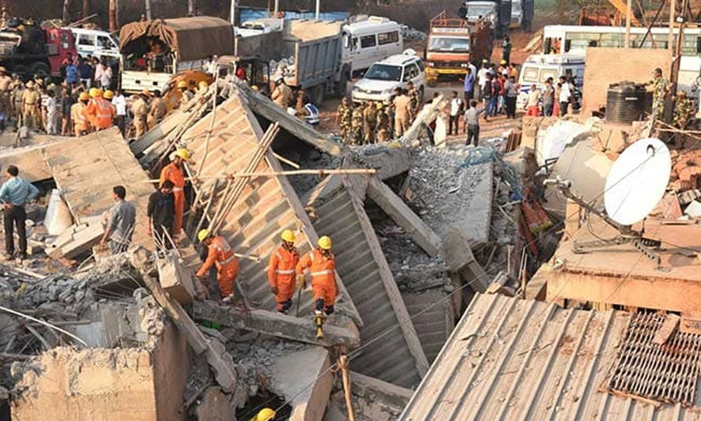 بھارت: کرناٹکا میں عمارت گرنے سے ہلاکتوں کی تعداد 7 ہو گئی