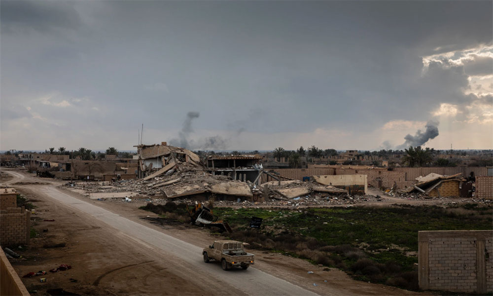 شامی فورسز نے داعش کی خود ساختہ خلافت کا خاتمہ کر دیا
