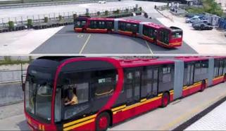Chinas Carmaker Byd Launches Worlds Longest Pure Electric Bus