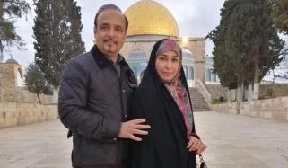 Actress Reema Khan Visits Masjid Al Aqsa