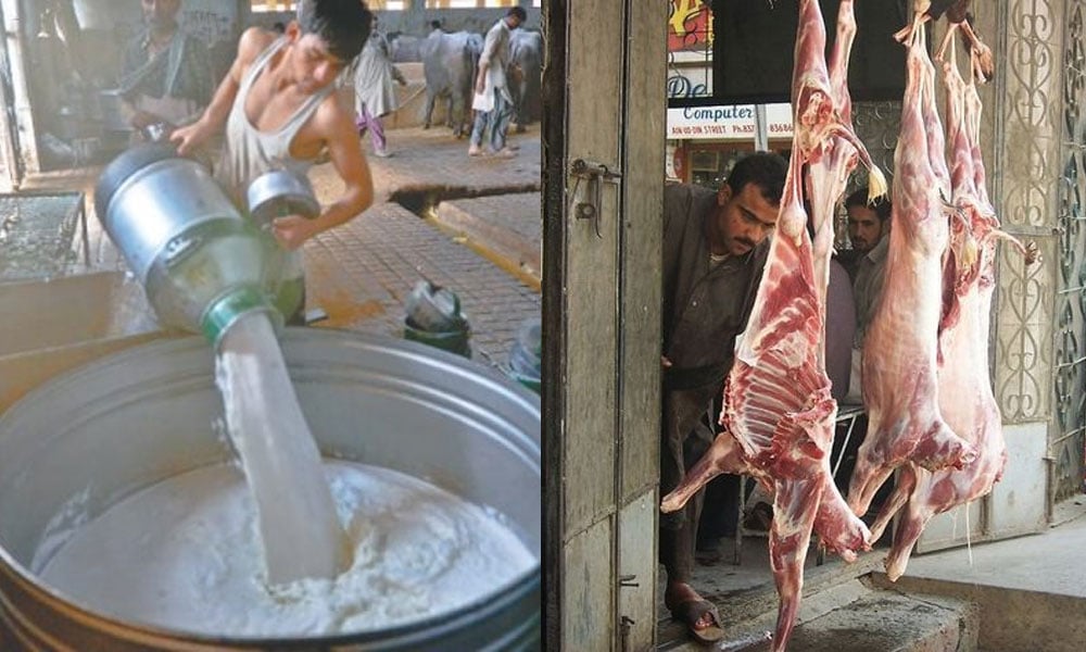 کوئٹہ میں دودھ اور گوشت کی اضافی قیمت پر فروخت
