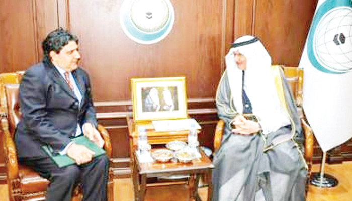 سفیر پاکستان کی او آئی سی کے سیکریٹری جنرل سے ملاقات