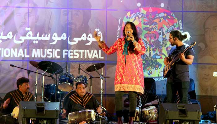 قومی موسیقی میلے کا تیسرا دن،سائرہ پیٹر نے سماں باندھ دیا