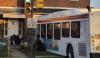 Out Of Control Bus Crashes Into Multiple Vehicles