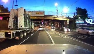 Horrifying Moment A Truck Smashes Into A Low Bridge