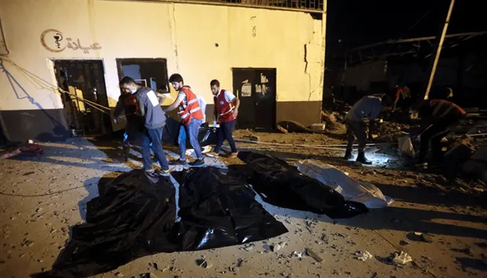 لیبیا، مہاجرین کے حراستی مرکز پر فضائی حملہ، 40 ہلاک